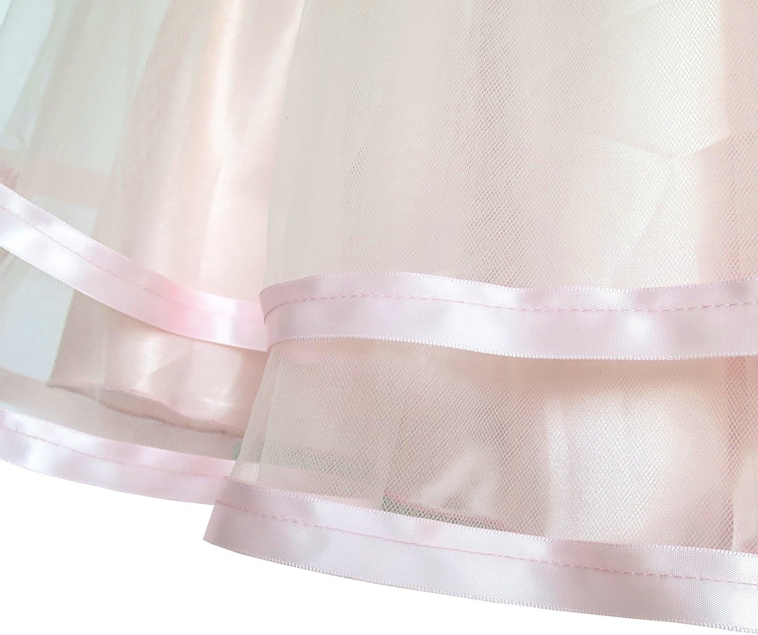 Sunny Fashion Flower Girls Dress Blue Belted Wedding Party Bridesmaid Size 4-12 Years image number 7