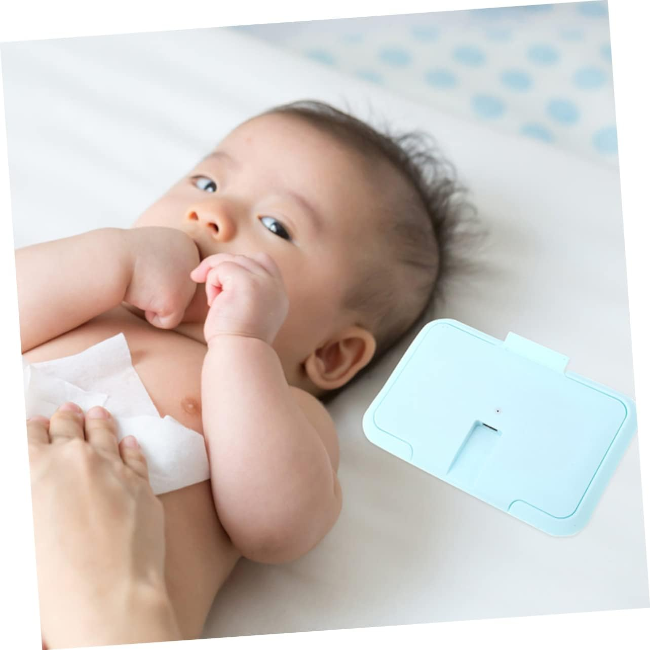 2Pcs Portable Wipe Warmer USB Wet Tissue Warmer for Home Car Travel Use Keeps Wipes Warm and Ready image number 1