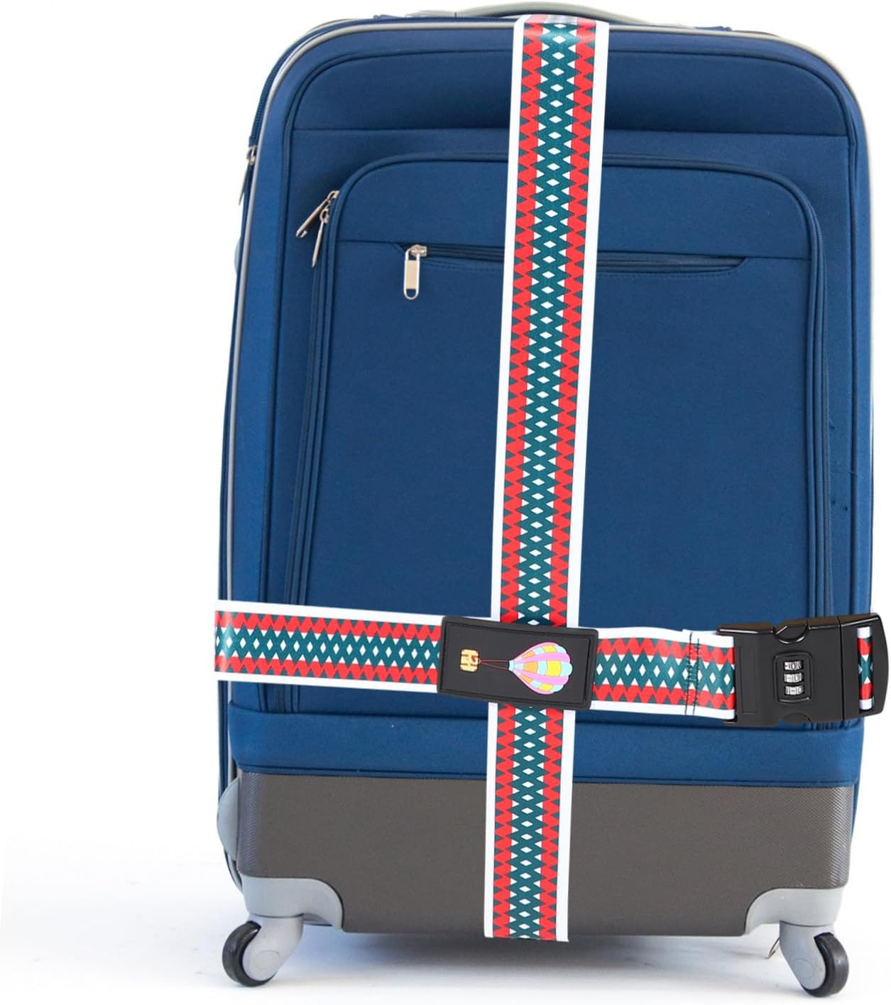 NIYANGLE 4Pcs Travel Luggage Belt Combination Lock Cartoon Print Adjustable Packing Strap for Suitcases Holiday Trips Luggage Straps image number 1