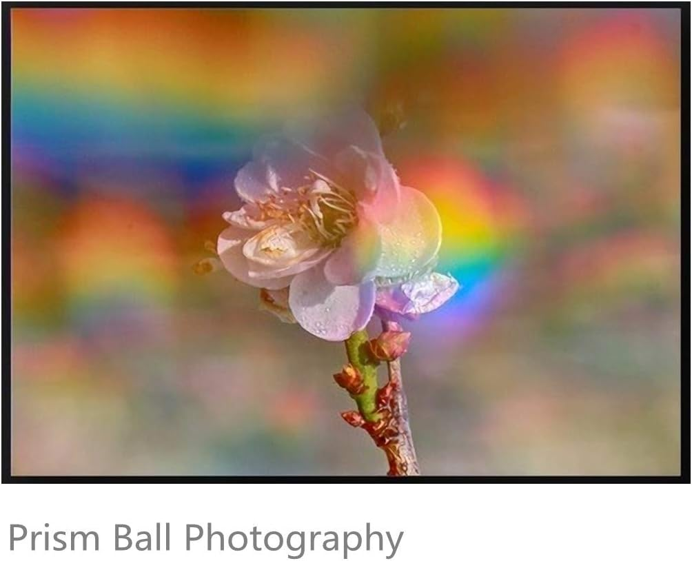 Adwikoso Crystal Ball Prism Pendant Glass Chandelier Hanging Pendant Feng Shui Sunshine Catcher Wedding Home Window D&eacute;cor (50Mm-4Pack) image number 5