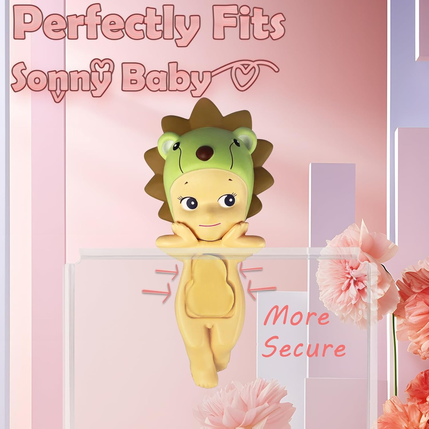 Adhesive Tape for Sonny Baby - 108PCS Double Sided Clear Adhesive Pads Custom Fit Sonny Baby Adhesive Tape Replacement, Removable Mini Figure Clear Glue Sticky Putty for Sonny Doll image number 4