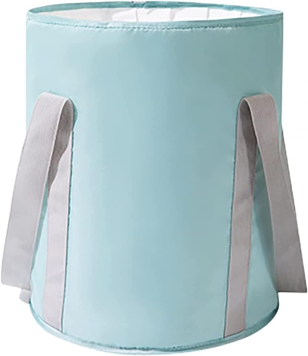 Portable Footbath Bag, Foldable Footbath, Portable Washbasin Bucket, Large-Capacity Tub, Pedicure Massage Washbasin, Outdoor Travel Footbath (Color: Blue) image number 2
