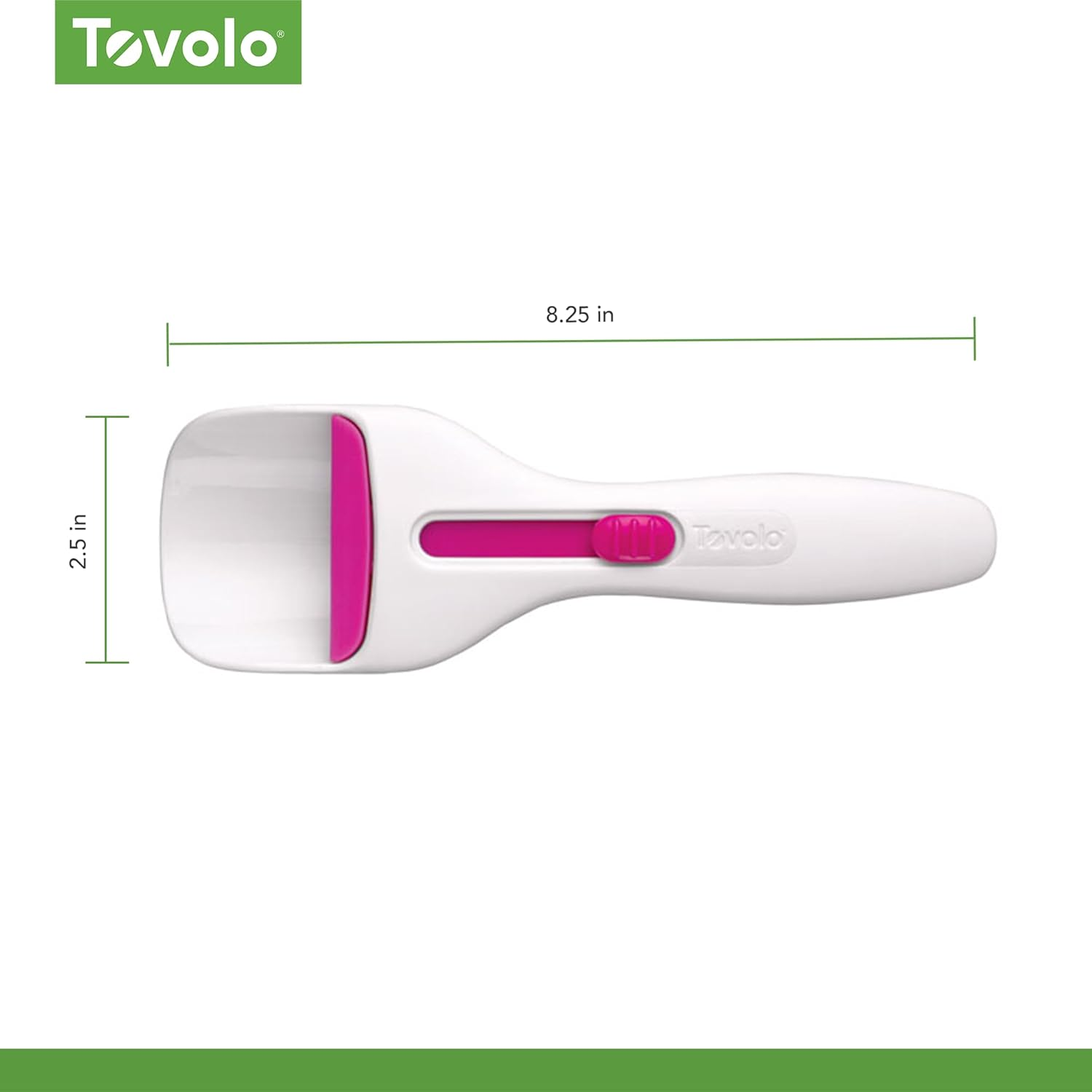 Tovolo Quick Mix Hand Beater Batter Blender, Perfect for Beating Eggs, Mixing Batter or Emulsifying Dressings, Mess-Free Pour, Non-Slip Base, Etched Measurements, BPA Free, Dishwasher Safe Cupcake Scoop One Size White image number 4