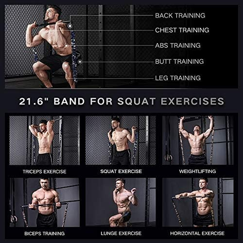 INNSTAR Resistance Bands Accessories Exercise Bands Attachment，Fitness Handles, Workout Bar for Home Gym Workout Full Body Workout - 2 Pack Ankle Cuff image number 5