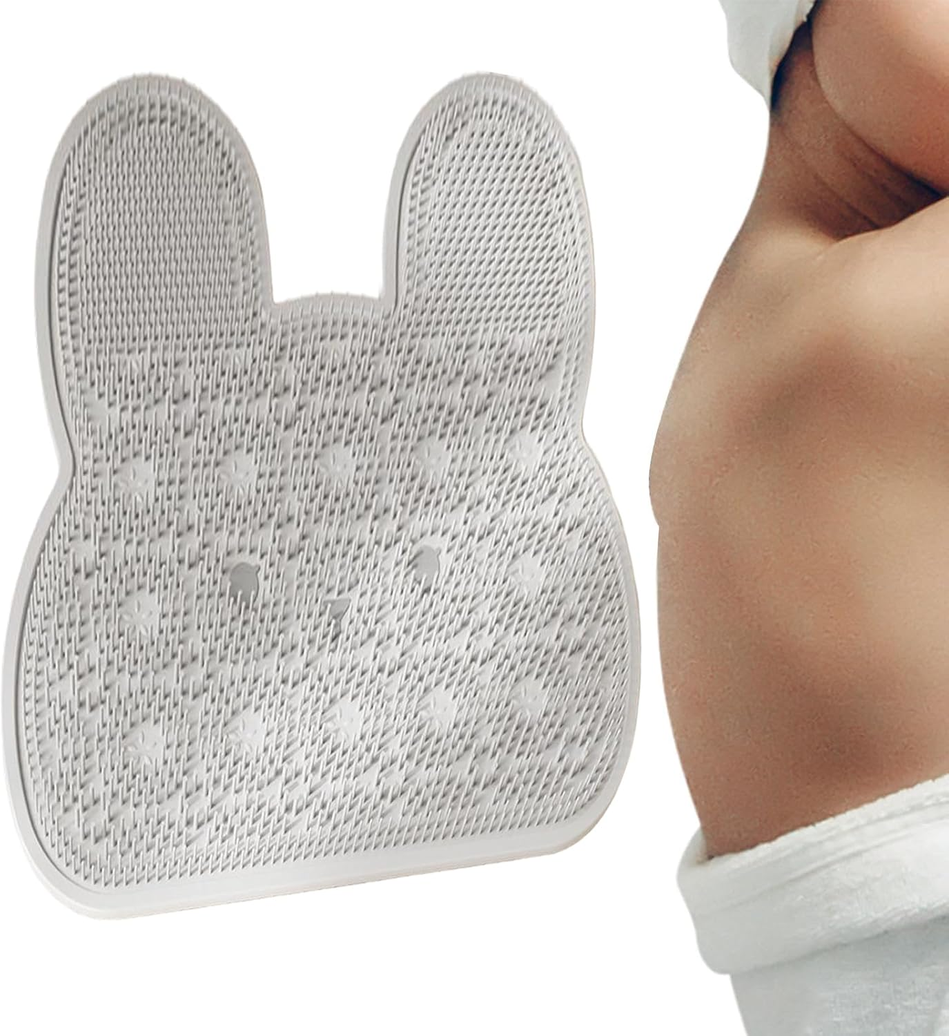 Back Scrubber for Shower,Silicone Wall Mounted Cleaner - Silicone Shower Foot Brush Pad,For Massage Cleaning Men Women Kids Family Home Bath Tub Floor Apartment Dorm