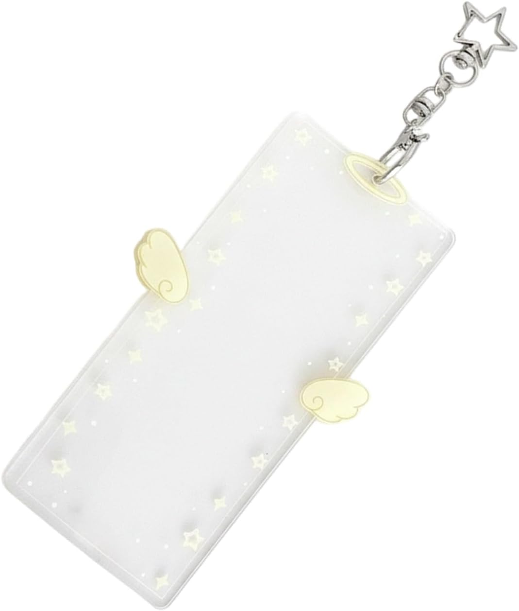 Mwqpgyh Keychain Photo Frame,17X9Cm Cute Acrylic 4-Compartment | DIY 4-Compartment Photo Cover Keychain - for Women Men Kids Friends Bag Purse Wallet Pocket Birthday Holiday Party Favors