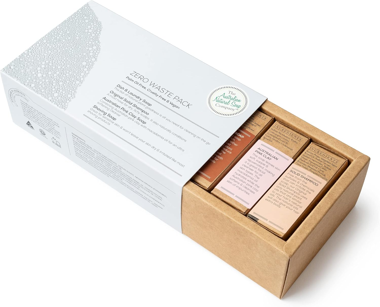 Australian Natural Soap Company Zero Waste Starter Gift Pack