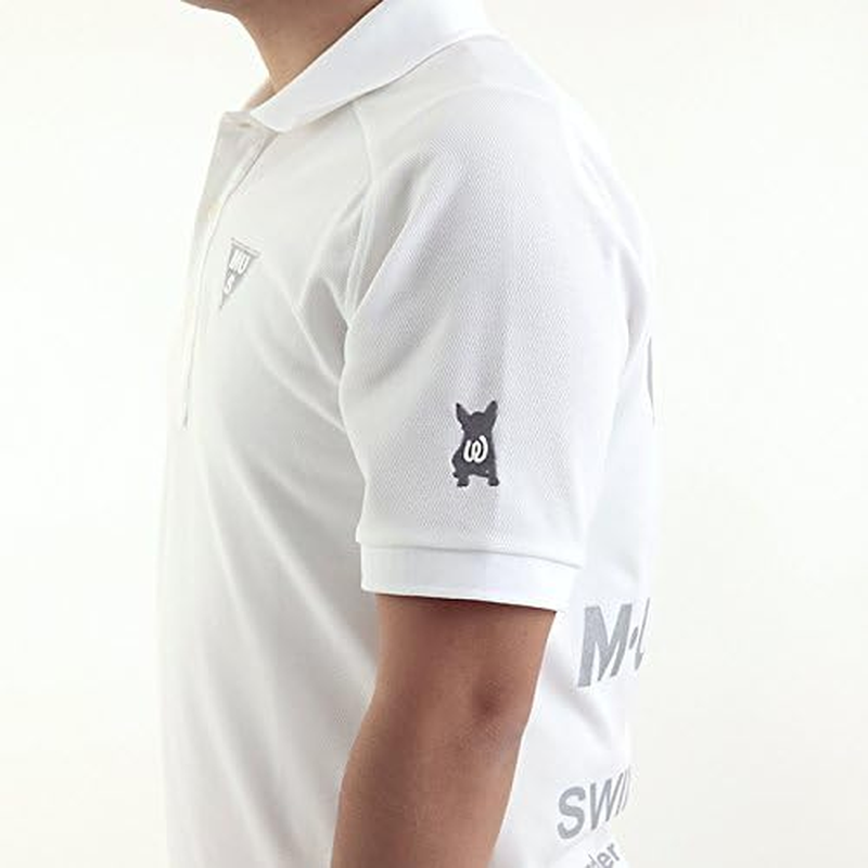 MU Sports 700U2050 2016Ss Men'S Wear Medium Short Sleeve Shirt White L Size