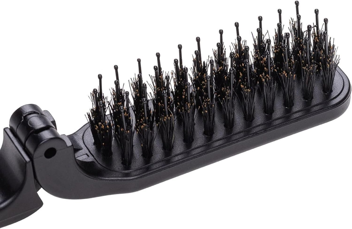 HAPPY HAIR BRUSH Pocket Brush &ndash; Compact Detangling Hairbrush for Kids & Travel &ndash; Gentle on Knots, Smooths without Pulling, Perfect for Handbags, Gym Bags & On-The-Go Styling image number 4