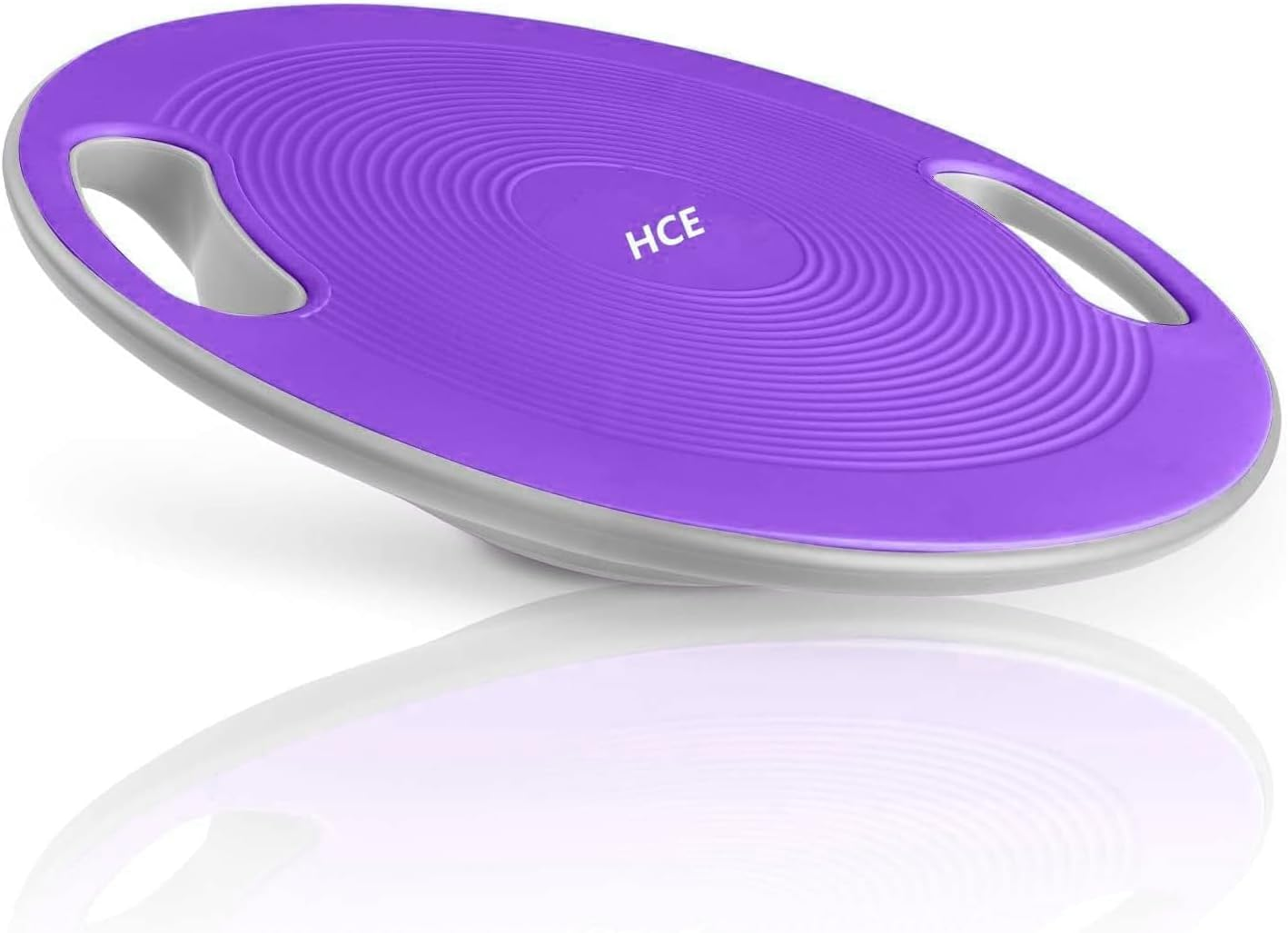 HCE Wobble Balance Board, Plastic Balance Trainer Board Wobble Board with Handles Core Trainer for Standing Desk, Core Training, Home Gym Workout image number 4