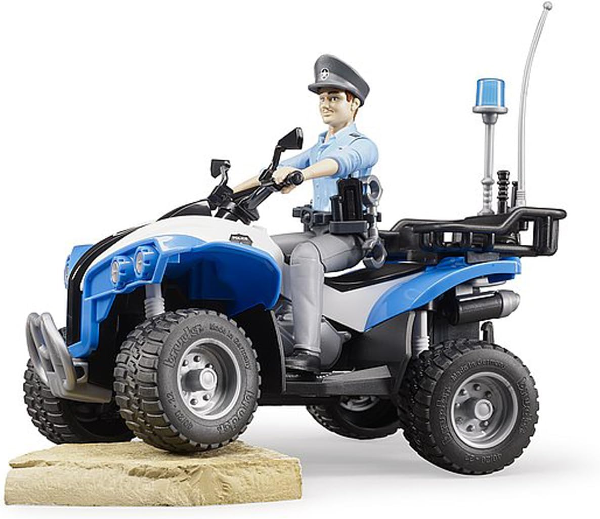 Bruder Quad with Policemen & Accessories image number 3