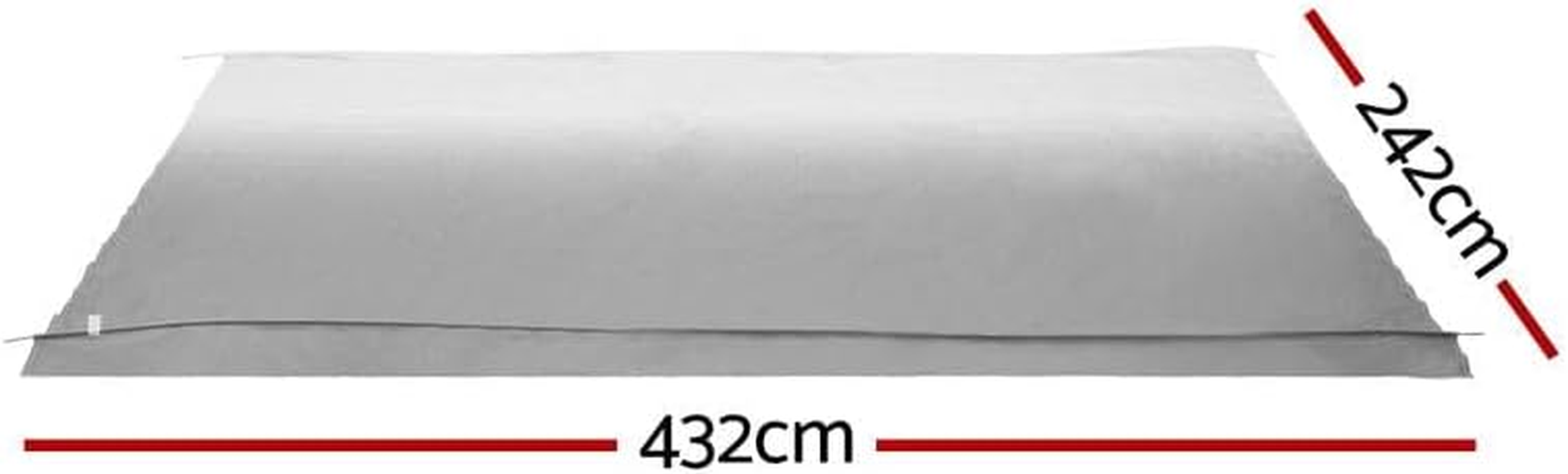 Weisshorn 15Ft Caravan Awning RV Replacement Fabric Roll Out Shading 4.32X2.42M image number 3