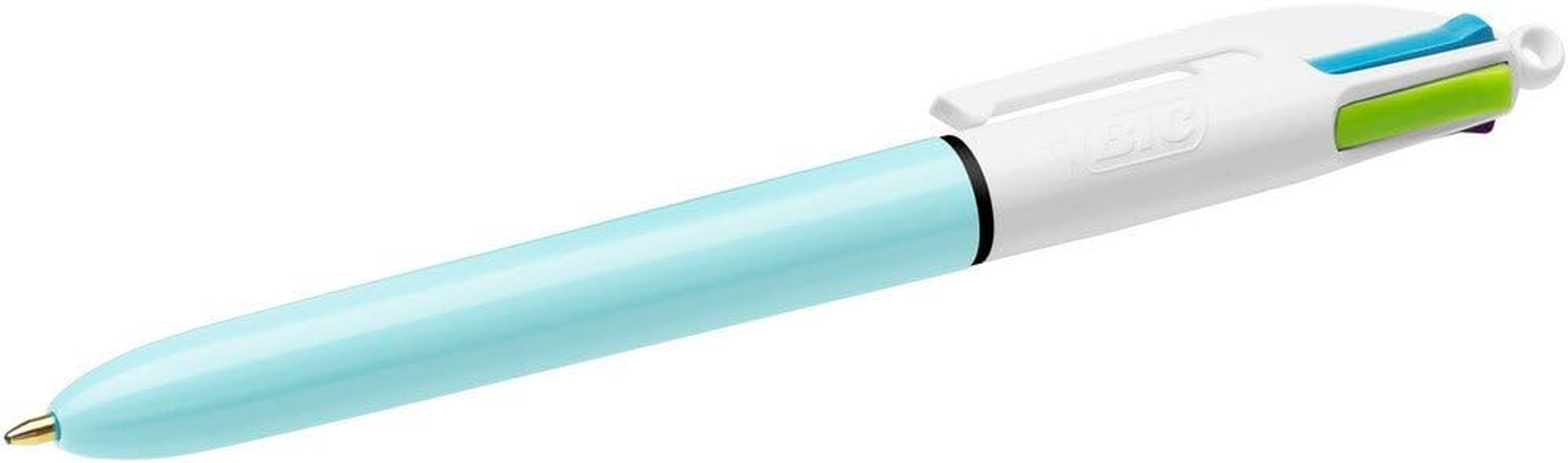 BIC 4 Colours Fun Retractable Ballpoint Pens with Four Ink Colours and Medium Point (1.0 Mm), Pack of 3