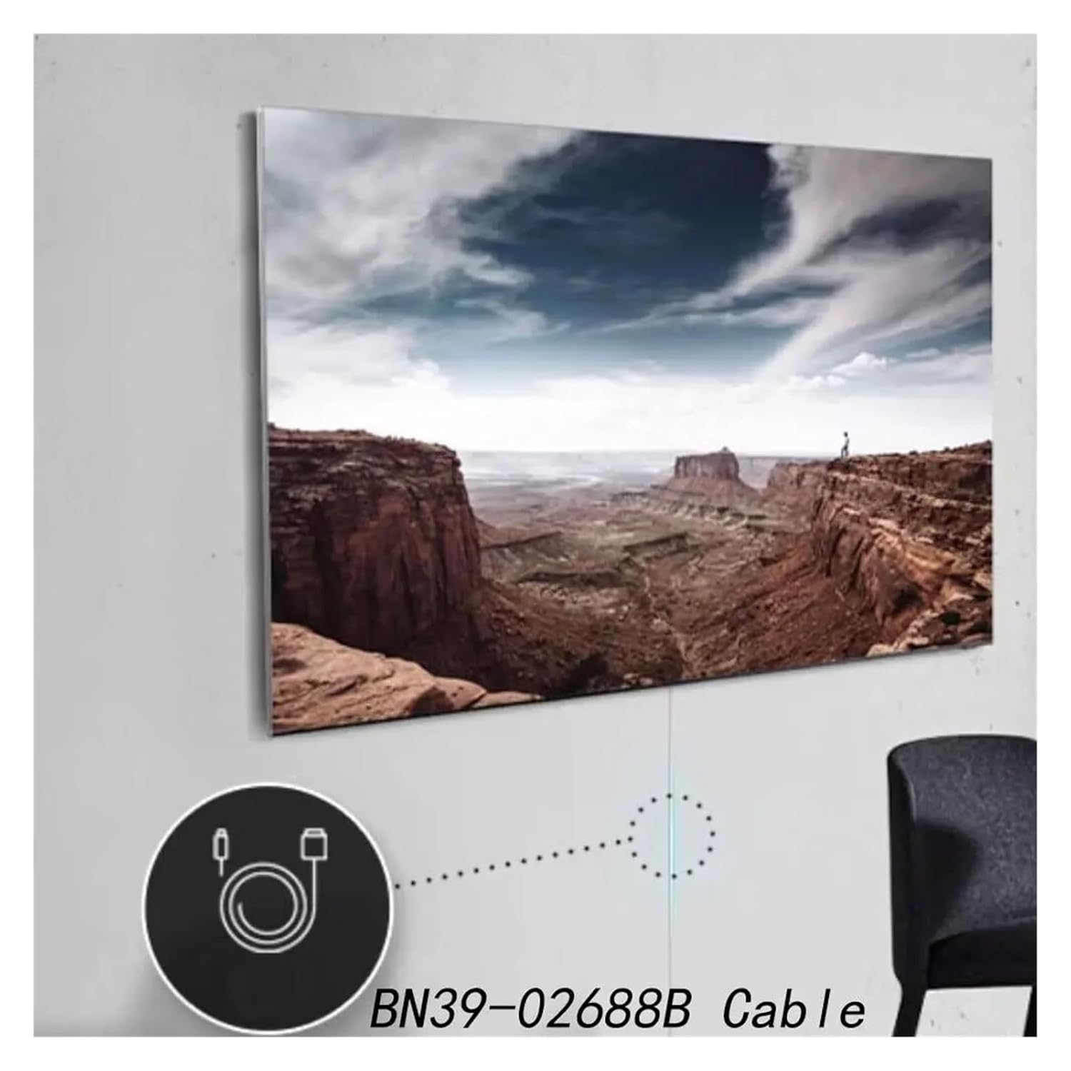 2.5M BN39-02688A Replacement BN39-02688B One Connect Cable Accessories，For QN55QN700AF QN65QN800AF QN65QN900AF QN75QN700AF QN85QN900AF TV image number 4