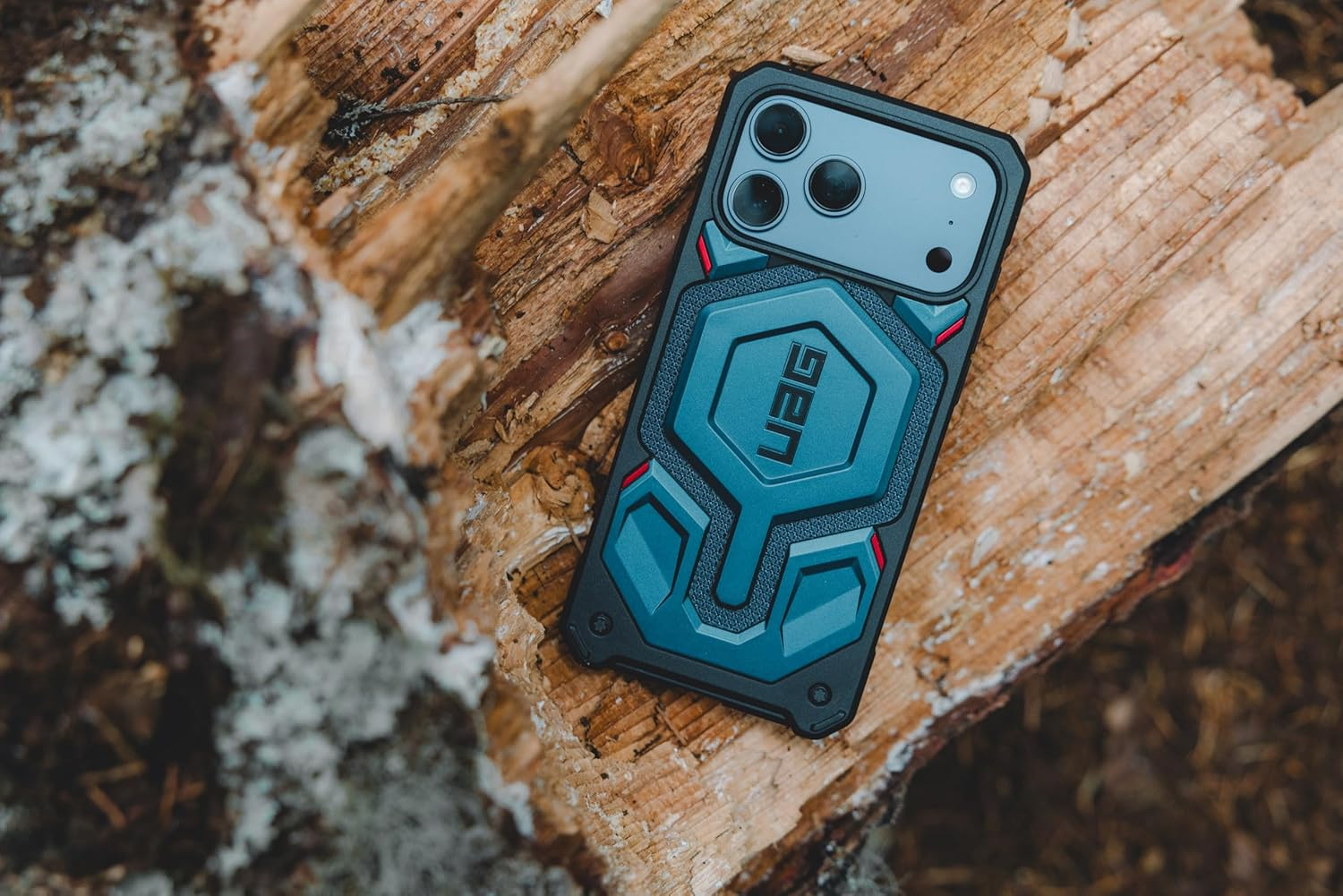 Urban Armor Gear UAG Monarch Pro Rugged Phone Case Iphone 17 Pro - Kevlar Mallard, Phone Case Cover Magsafe Compatible, Apple Iphone Protector image number 5