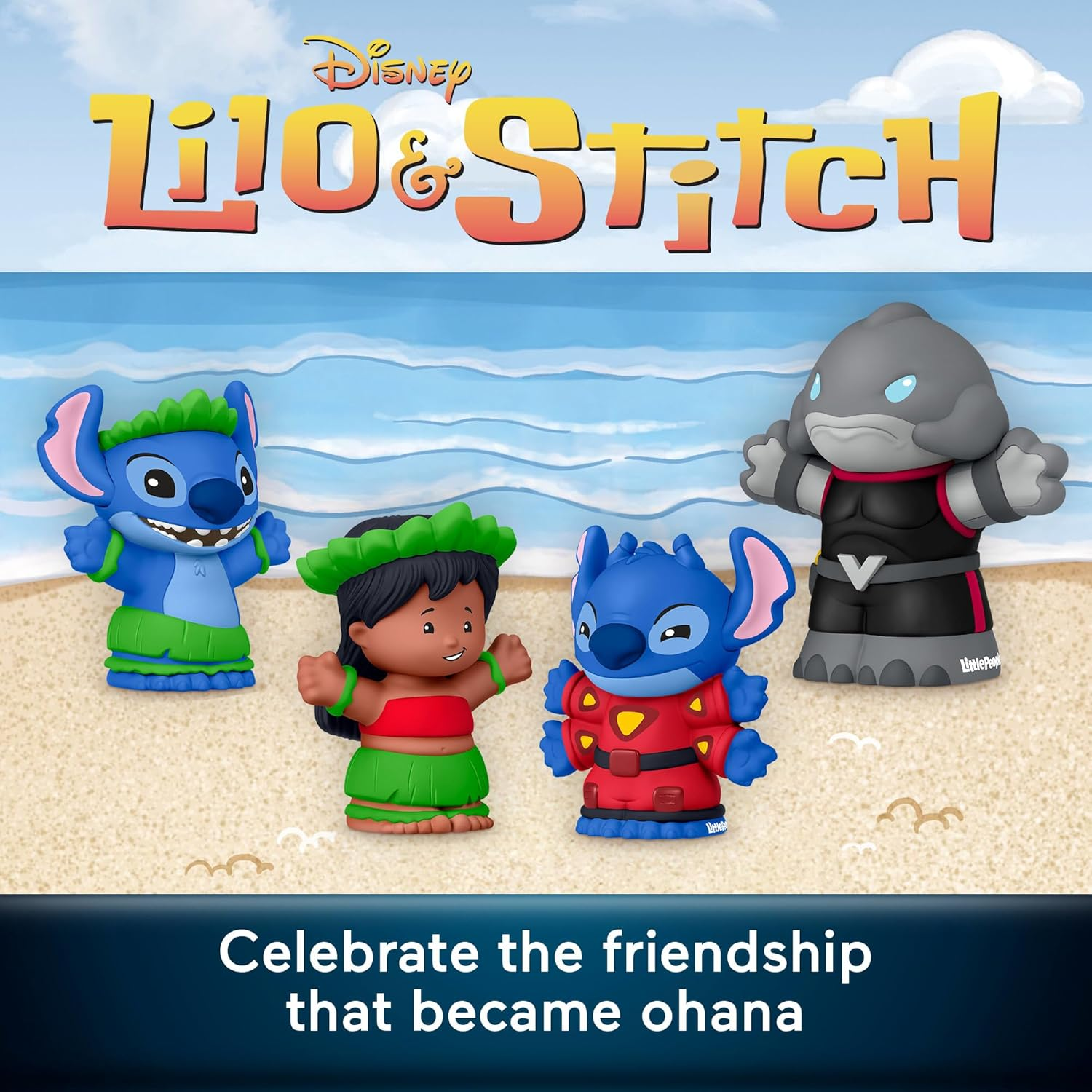 Little People COLLECTOR Disney Lilo & Stitch Special Edition Set for Adults & Fans, 4 Figures in a Display Package image number 2