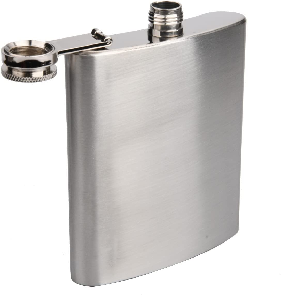 Ariv Hommey Hip Flask 7Oz Stainless Steel Wine Whiskey Liquor Alcohol Bottle image number 1
