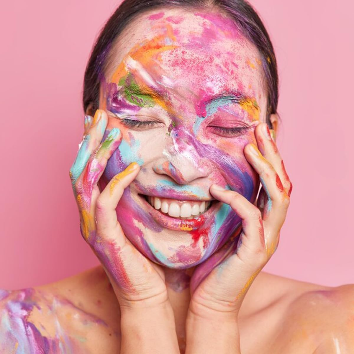 Bowitzki 14 Colors Face Body Paint Set Cream Makeup 20Ml Water Based Face Painting Special Effects for Adults Children Kids Halloween Christmas Party Stage Cosplay 0.7OZ Each image number 2