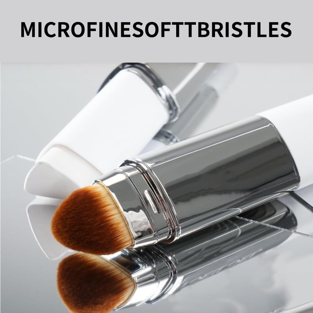 Depehelp Color Changing Cover Cream Stick, Coverage Moisturizing Makeup Base with Detachable Brush, for Quick Daily/Travel Touch-Ups, Fits Various Skin Tones (Natural) - Natural image number 6