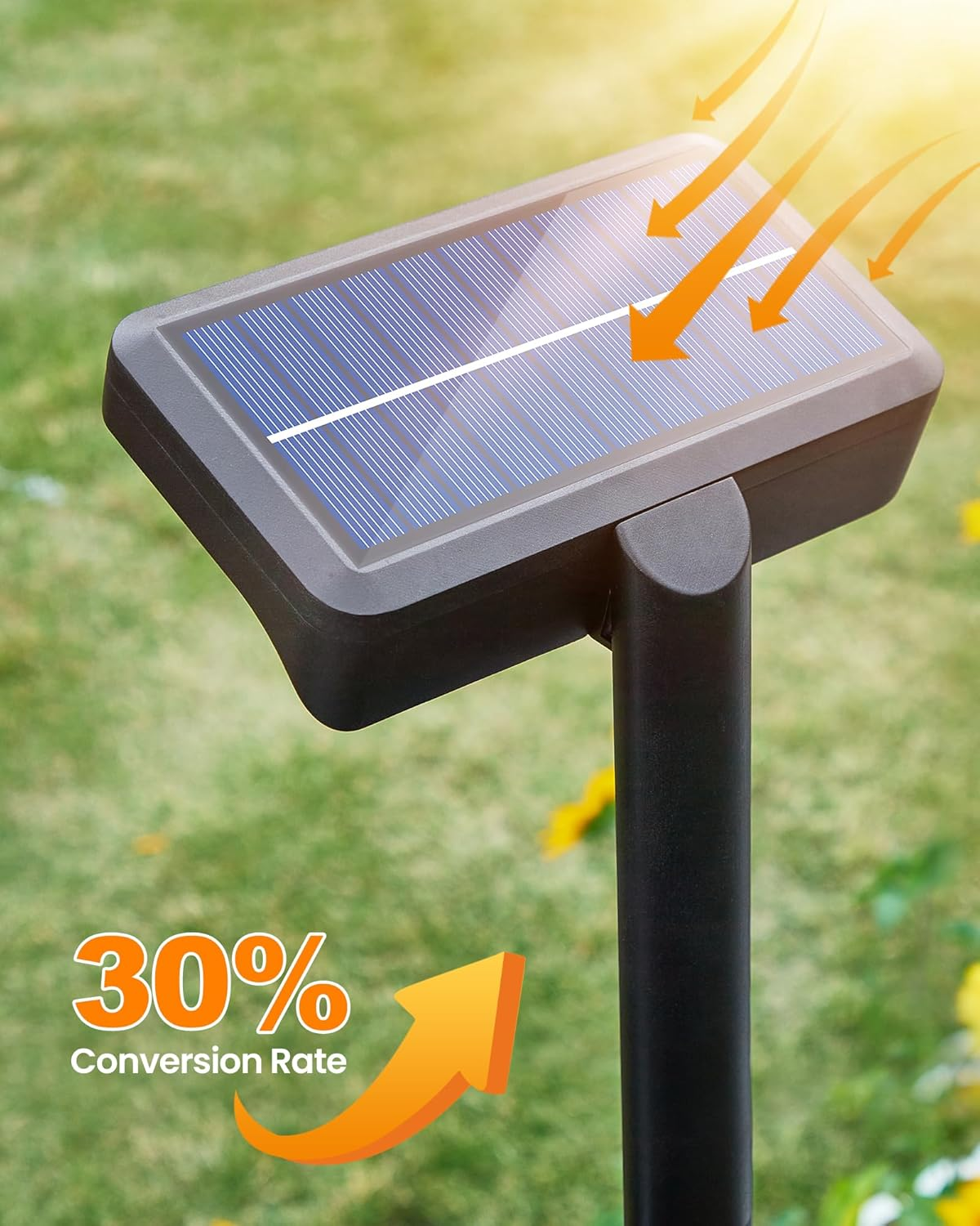 Clip-On Solar Lights Outdoor, 92 Leds 600LM Solar Fence Lights Outdoor Waterproof LED, Solar Lights for Chain Link Fence, Deck, Gutter, Camping (2) image number 3