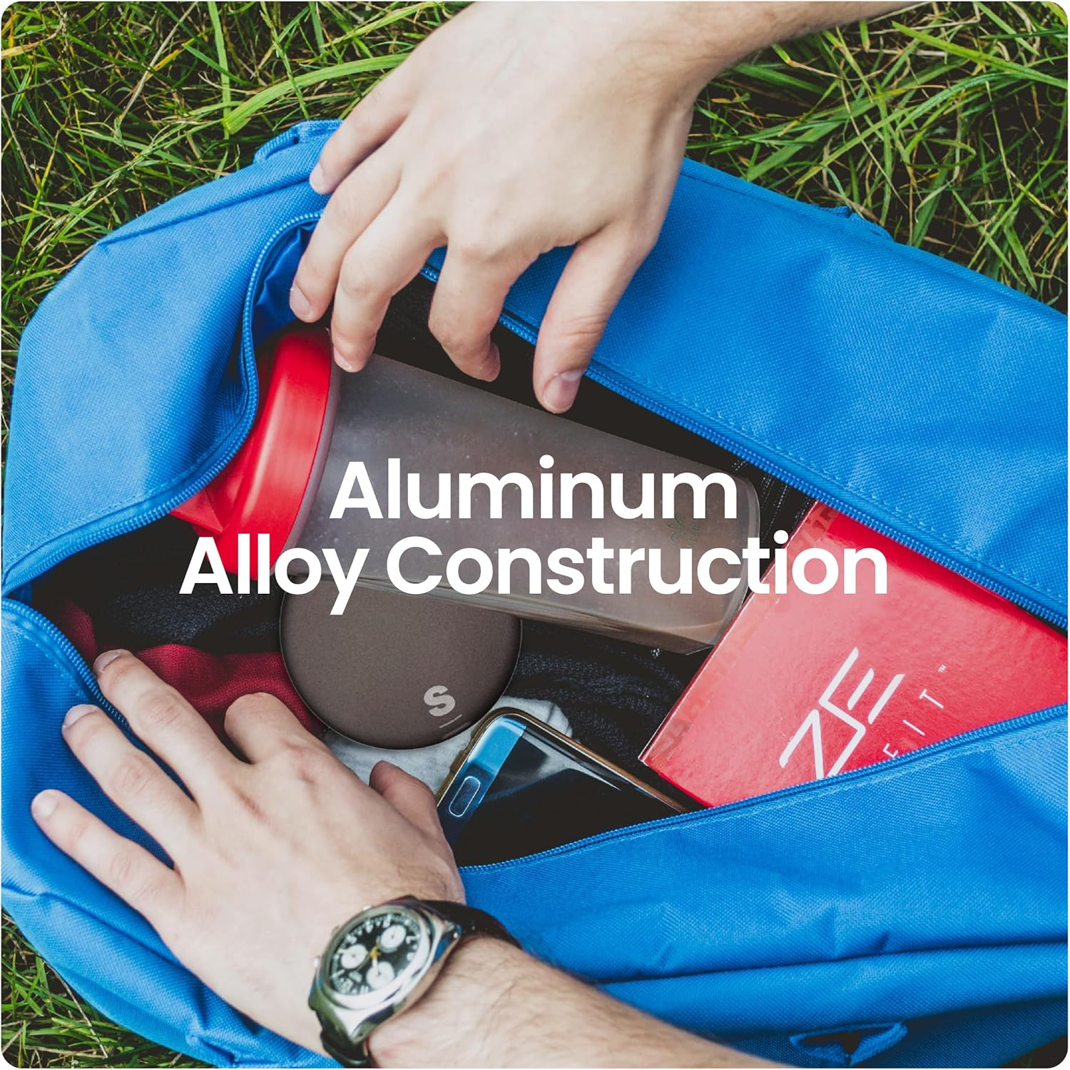 Sonic Go Aligner & Retainer Cleaner Case &ndash; Portable Dental Appliance Cleaner for Aligners, Guards & Toothbrush Heads &ndash; Metal, USB-C, Long Battery Life