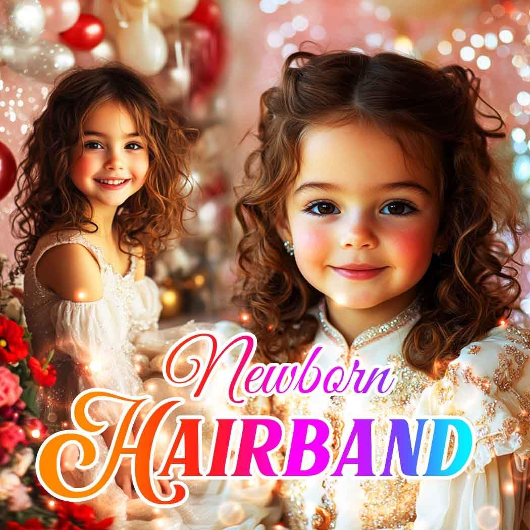 Fashband Girls Headbands Sequins Hair Band Sparkly Hair Hoop for Children Teens Daily Wearing Gift Party Decoration (Pink) image number 3