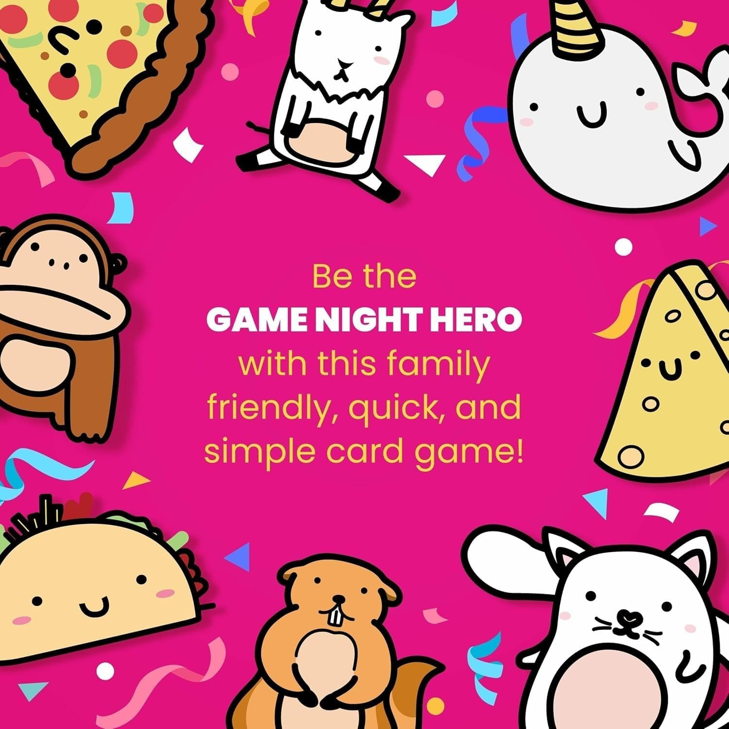 Asmodee - Taco Cat Goat Cheese Pizza - Card Game image number 3