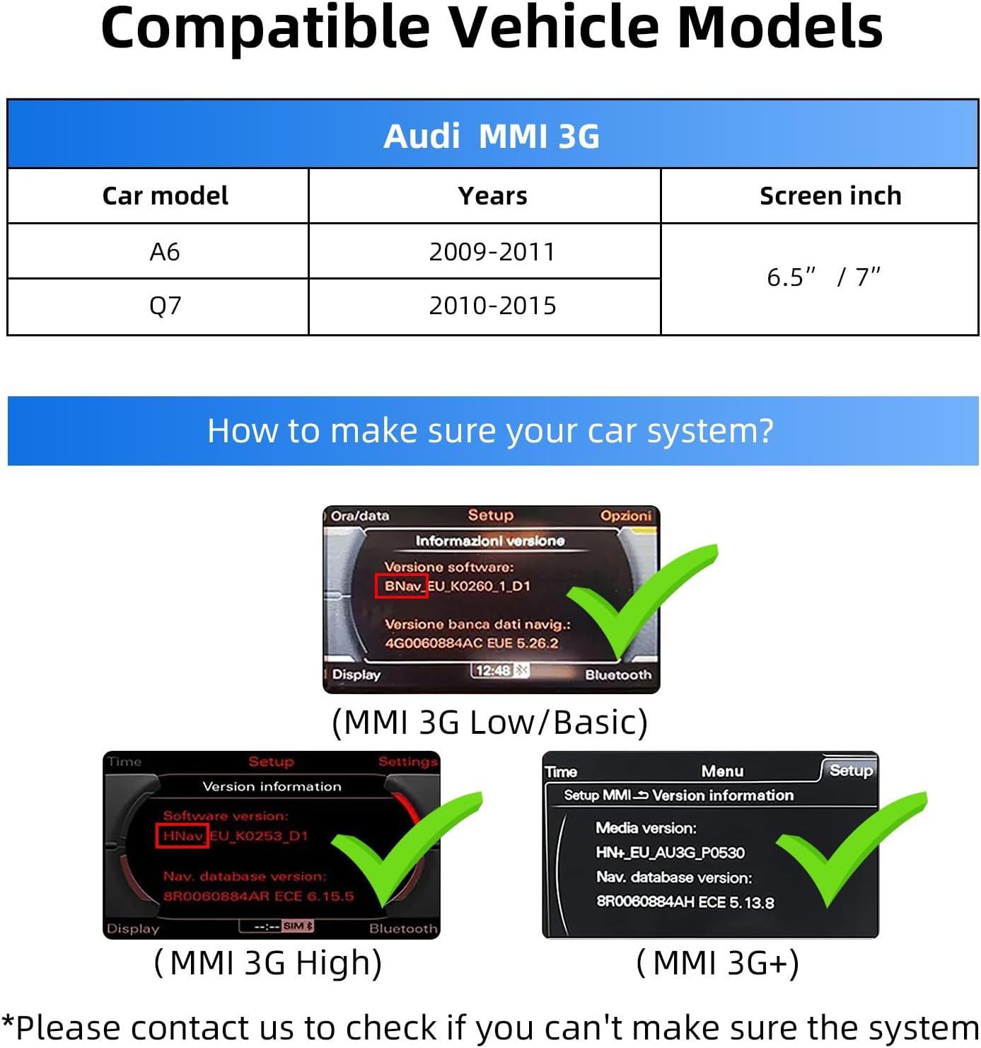 ANYFAR Decoder Adapter Fits 2009-2015 Audi Vehicles A6 & Q7 with MMI 3G System, Supports Wireless Carplay/Android Auto/Voice Control/Mirror Link/Camera/Usb Drive/Navigation Etc image number 2