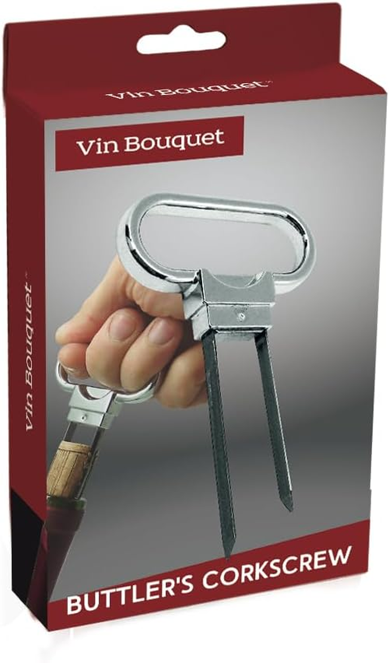 VIN BOUQUET FID 014 Ah-So Butlers Corkscrew, Silver, 13612 image number 1
