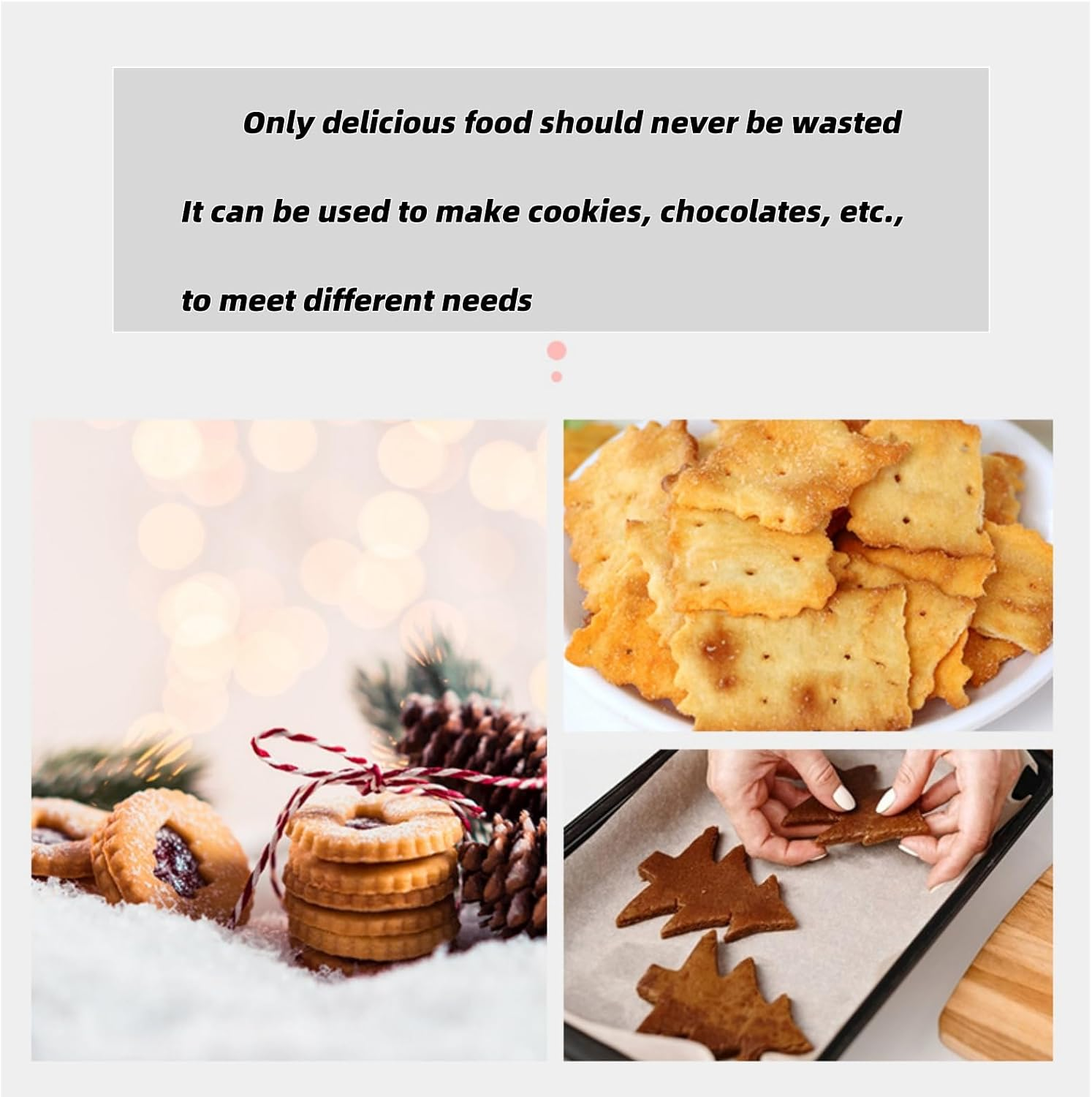 Pastry Wheel Cutter 2 PCS, Zinc Alloy Dough Ravioli Cutter Wheel with Roller, Making for Home and Kitchen,Pasta Cutter Wheel with Long Wooden Handle image number 1