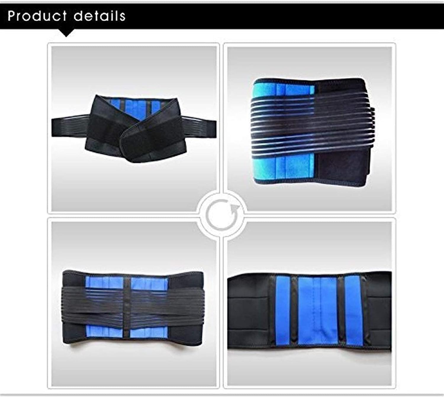S-6XL Large Size Back Lumbar Support Belt for Men and Women Adjustable Posture Corrector for Back Abdominoplasty Sports Fitness Waist Trainer,3Xl image number 5