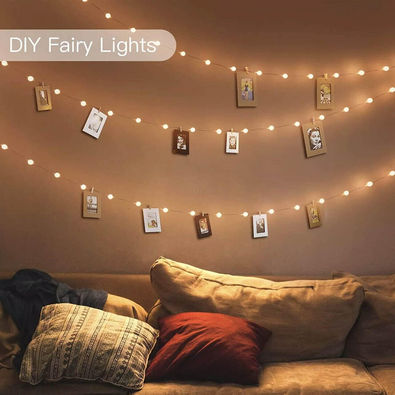 USB Bulb Ball Fairy String Strips Lights Home Garden Lamp Halloween Xmas Garden, and Home Celebrations Party image number 4