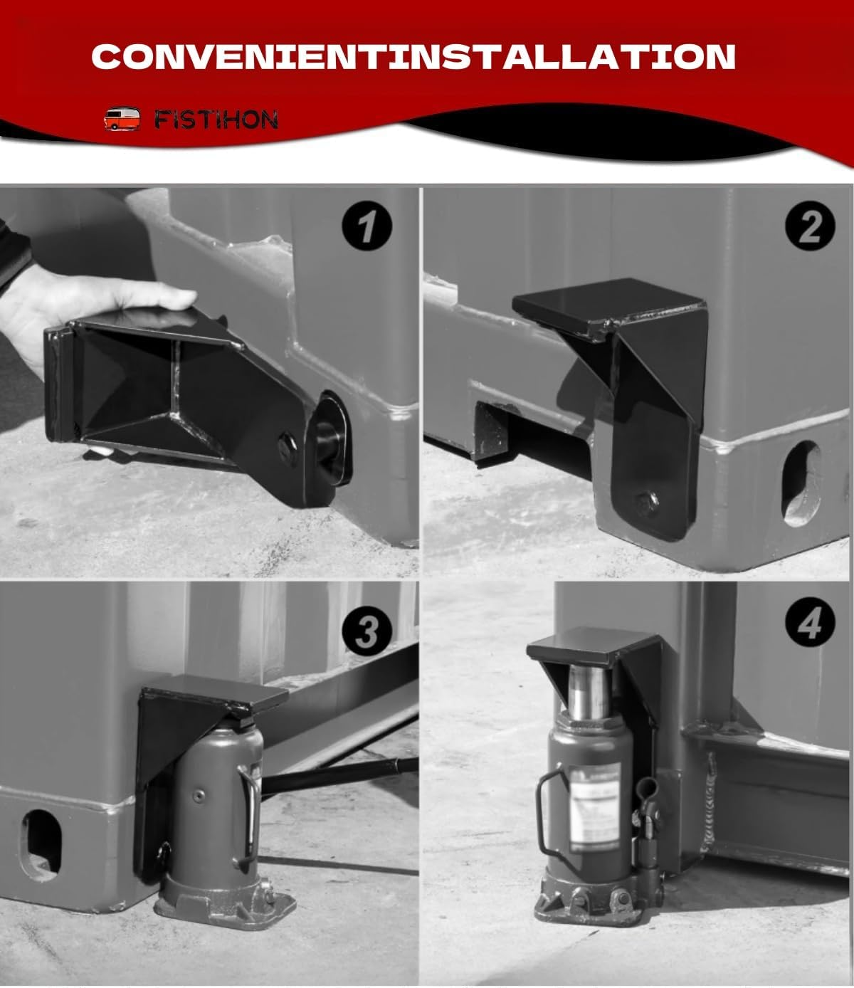 Upgrade Shipping Container Jack Lug, with Limiter, Shipping Container Jack Lifter, Shipping Container Accessories Attachment - Storage Container Leveler Booster image number 5