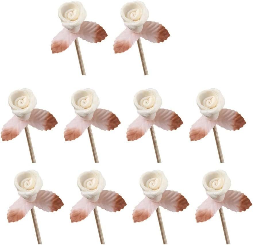 FOMIYES 10 Pcs Essential Oil Sticks Rose Flower Rattan Reed Wood Rattan Reed Stick Halloween Party Decorations Oil Duffuser Stick Diffuser Essential Oil Reeds Wooden Accessories Refill image number 5
