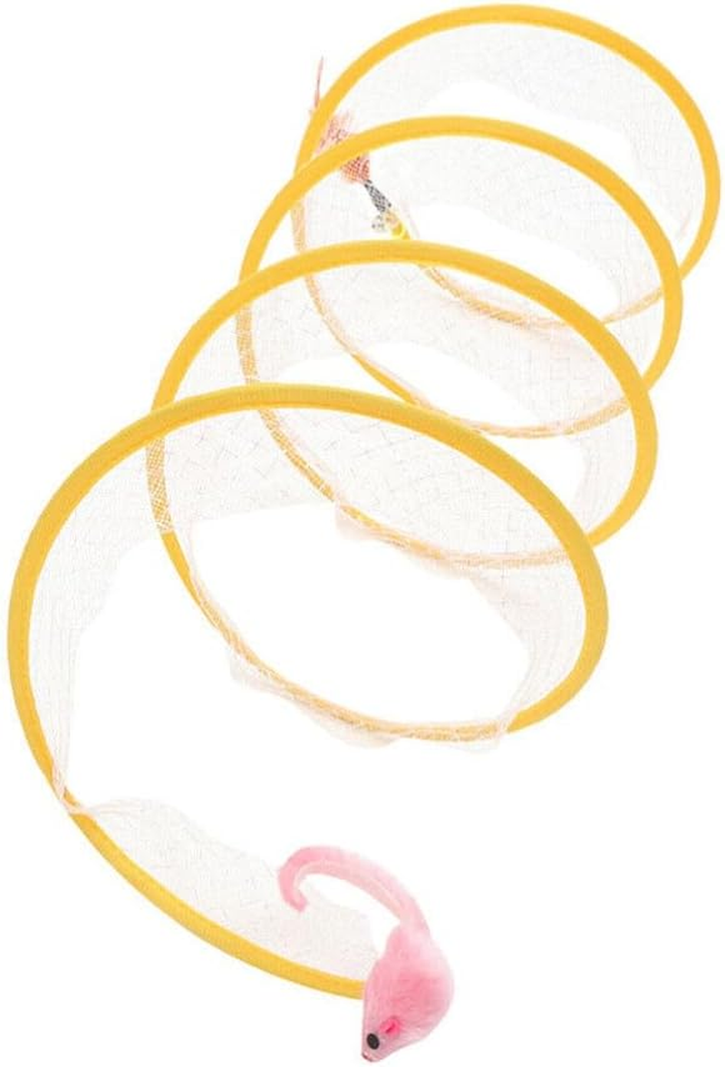 Sarini Cat Tube Tunnel for House Cats, Kitten Cat Tunnel with Pencil Cases, Interactive Cat Tunnel for Kittens, Cats and Small Pets image number 3