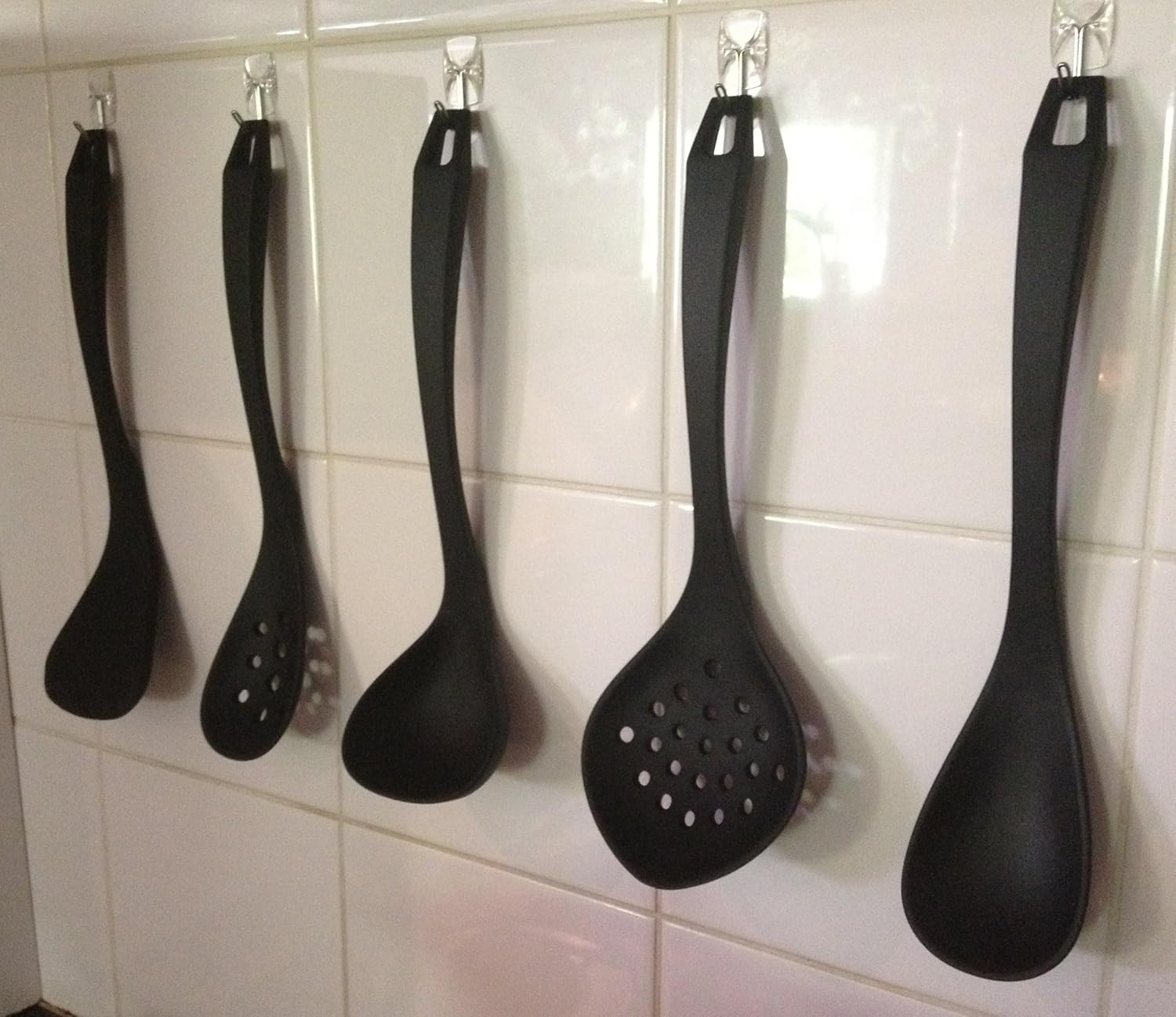 5-Piece Silicone Kitchen Utensil Set &ndash; Premium Bpa-Free Cooking Tools & Gadgets for Nonstick Cookware &ndash; Dishwasher Safe & Durable image number 2