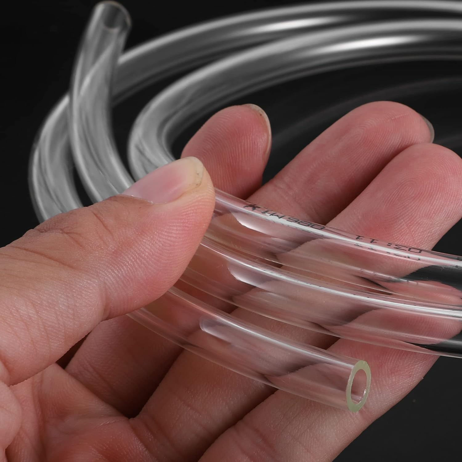 X AUTOHAUX 0.31''X39'' 8Mm X 1M Tubing Carburetor Fuel Vent Line Universal Gas Line Petrol Hose Tube for ATV Dirt Bike Go Kart Moped Pocket Bike Scooter Clear - Clear image number 4