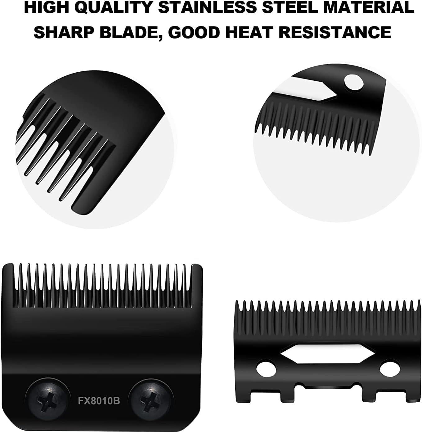Replacement Blades for Babylisspro Barberology Replacement Blades for Hair Trimmer Compatible with FX870/FXF880/FX810/FX825/FX673N (Grey) image number 2