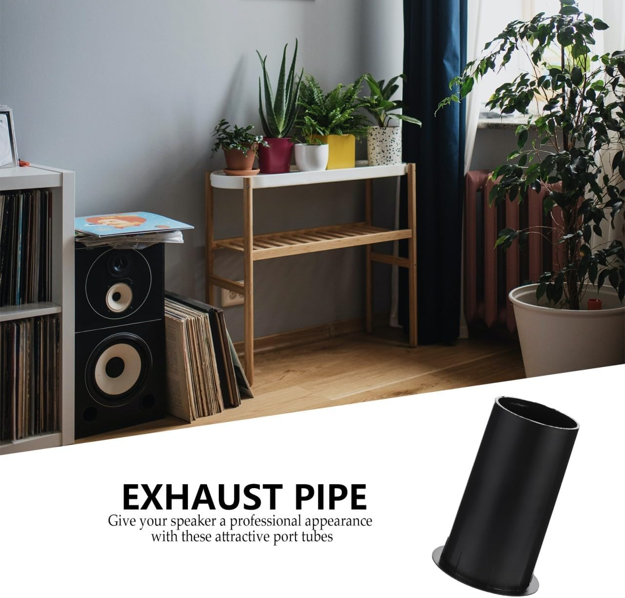 LRXIYODE 5 PCS Plastic Subwoofer Port Tubes for Speaker Bass Reflex Woofer Box Air Outlet Wear-Resistant Speaker Accessories for Enhanced Sound Quality image number 5