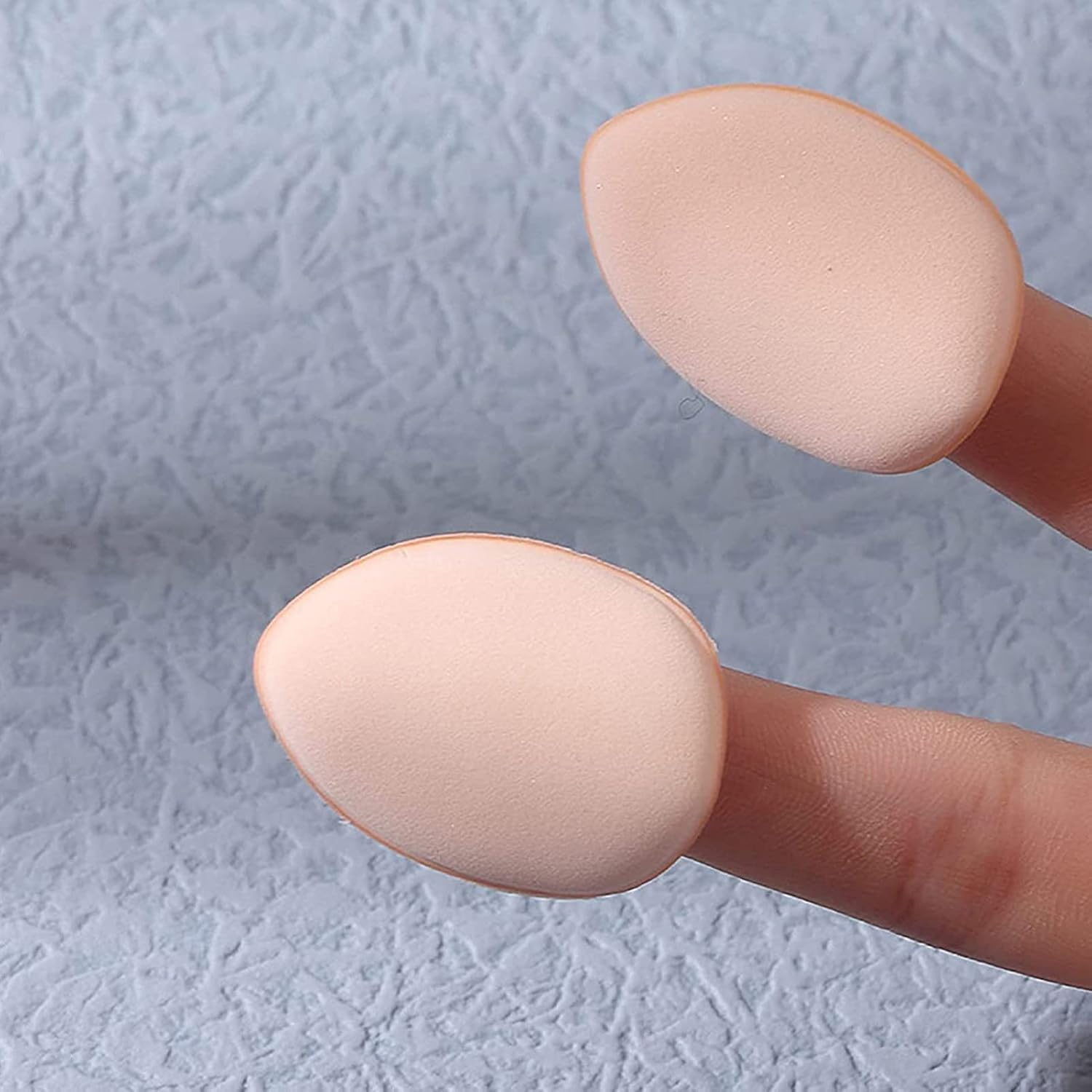 Makeup Puff,20Pcs Cosmetic Puff Mini Finger Size Triangle Shape 4 Colors Makeup Sponges Puffs for Contouring image number 6