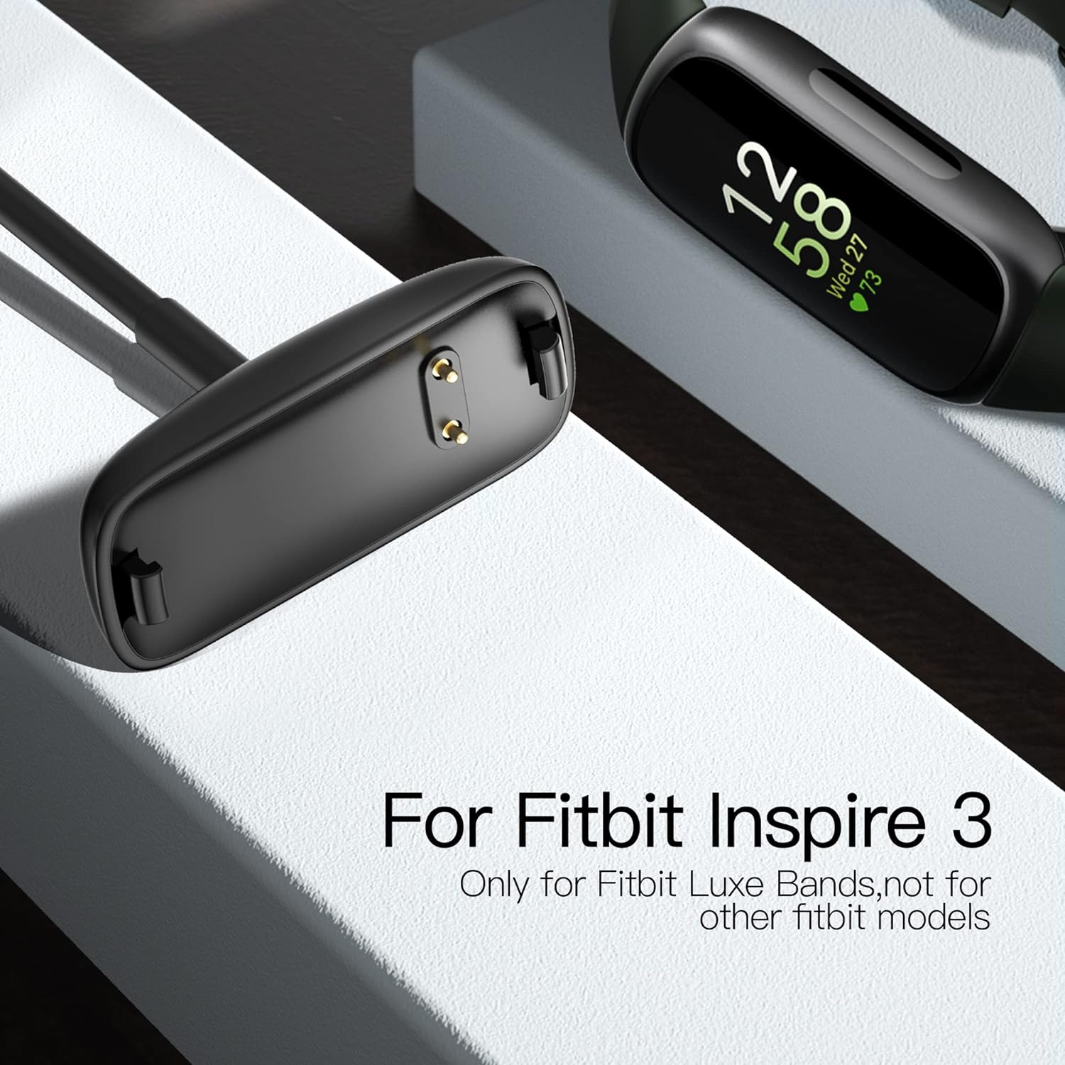 AWINNER Charger Cable Compatible for Fitbit Inspire 3 Smartwatch (1 Pack) image number 5