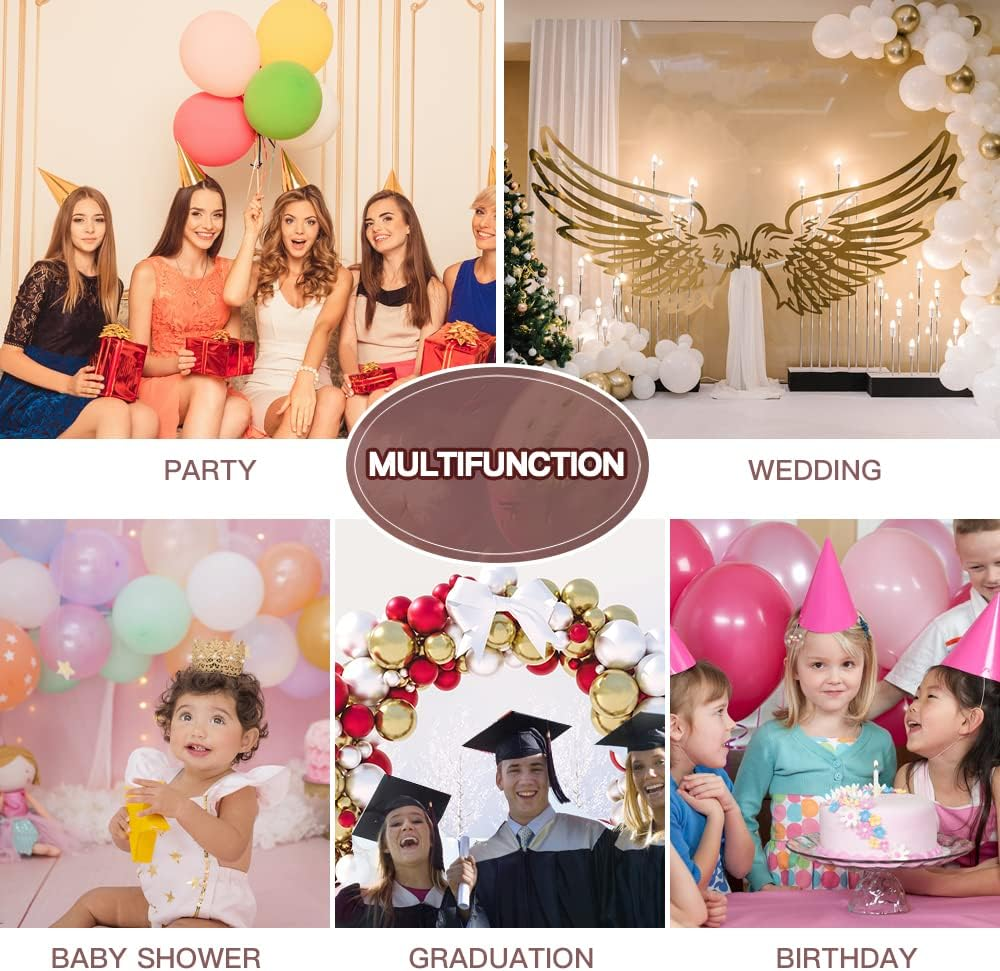 Balloon Arch Kit Balloon Garland Kit Balloon Decoration 32.8Ft Balloon Arch Strip & 200 Glue Points for Balloons for Arch Decoration for Wedding Party Halloween Balloons Birthday Baby Shower Decor image number 6