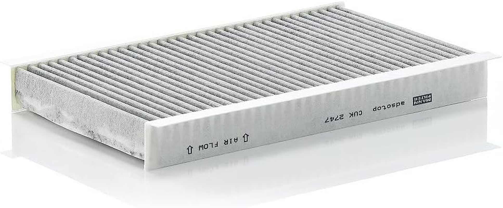 Mann Filter CUK 2747 Automotive Cabin Air Filter with Activated Carbon, Car & Truck Passenger Compartment OEM Filter Replacement for Land Rover: LR3, LR4, Range Rover Sport and More