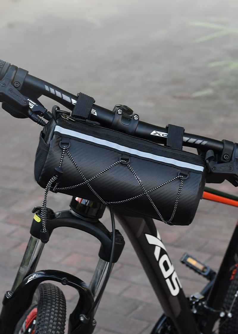 Multifunctional Waterproof Satchel, Bike Handlebar Bag, Bicycle Front Bag Shoulder Bag, Professional Cycling Accessories Outdoor Bike Front Bag for Road Mountain Bike Cycling Travel image number 3