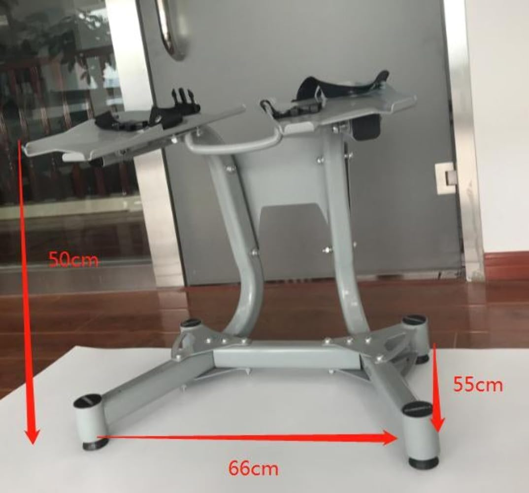 Fitness Master Adjustable Dumbbell Stand Rack Holder Home Gym Equipment Weight image number 4
