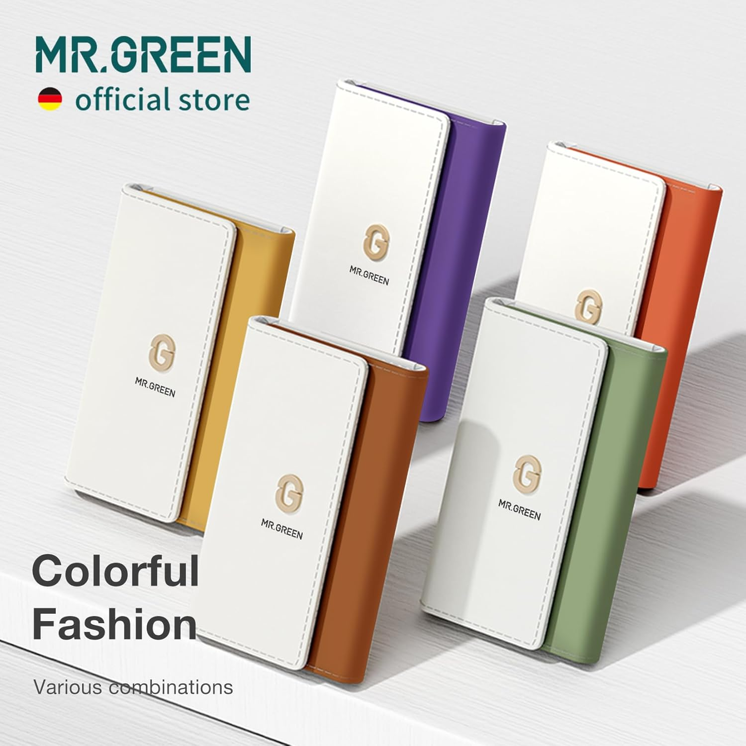 MR.GREEN Colorful Manicure Set Practical Pedicure Kits Nail Clippers Personal Care Tools Facial Hair Scissors with Fashion Case (Mr-6685 Brown) - Mr-6683 Orange image number 5