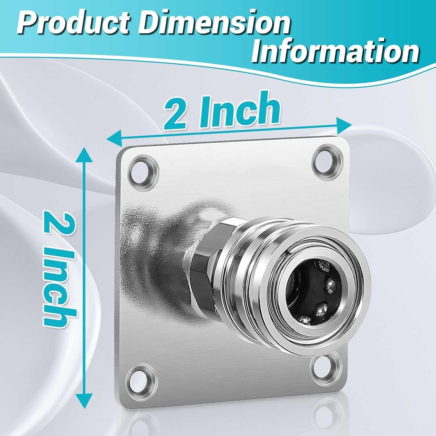 Pressure Washer Foam Cannon Holder, 1/4" Quick Connect Automatic Foam Cannon Mount, Stainless Steel Pressure Washer Nozzle Tip Holder, Pressure Washer Accessories Storage Rack