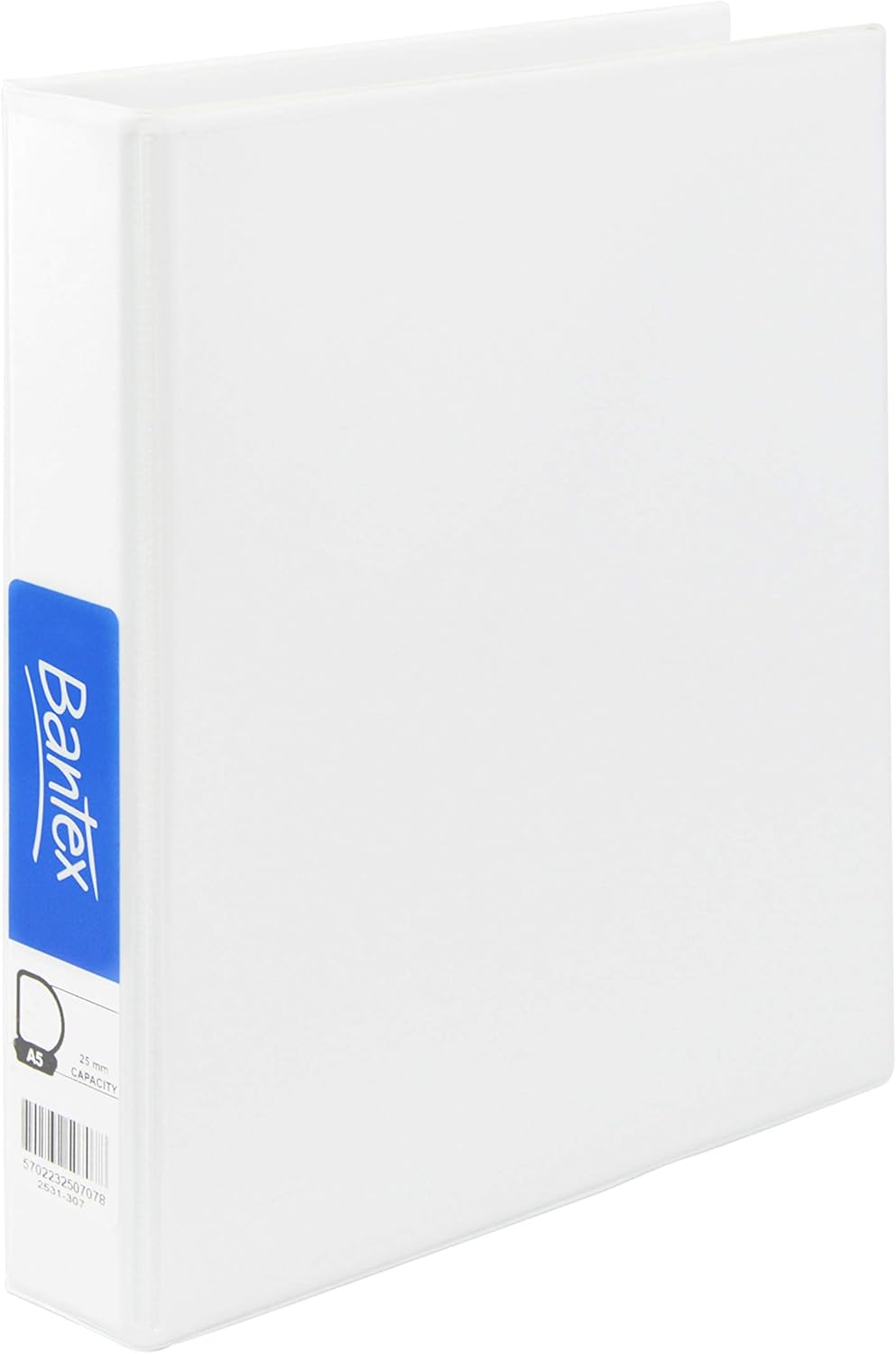 Bantex, Insert Ring Binder, A5, 3D Ring, 25Mm, White