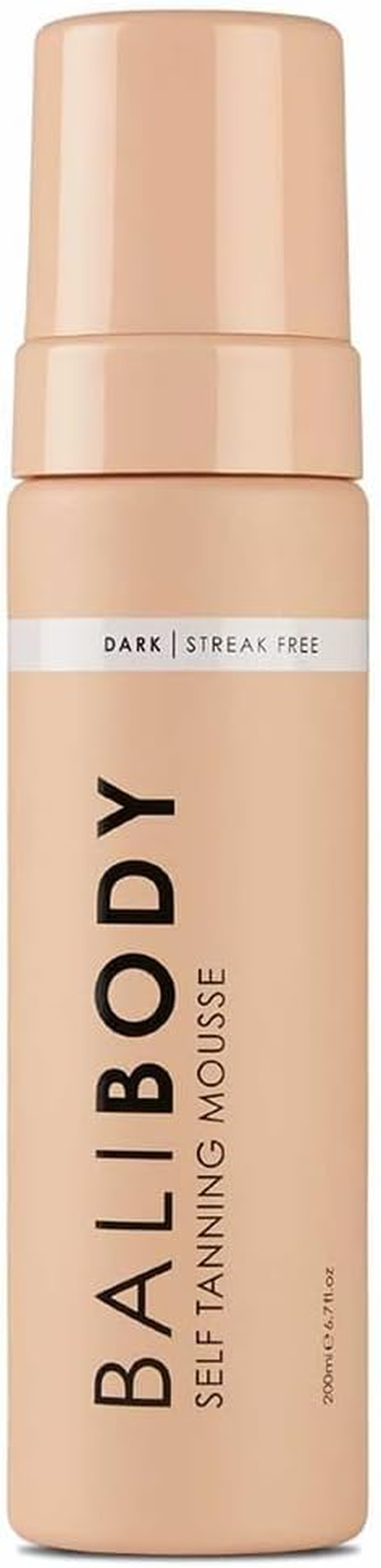BALI BODY Self-Tanning Mousse - Ultra Dark, Natural Bronzed Shade, Streak-Free Green Based Tinted Self-Tanner, Vegan & Cruelty-Free (200 Ml/6.7 Fl Oz)