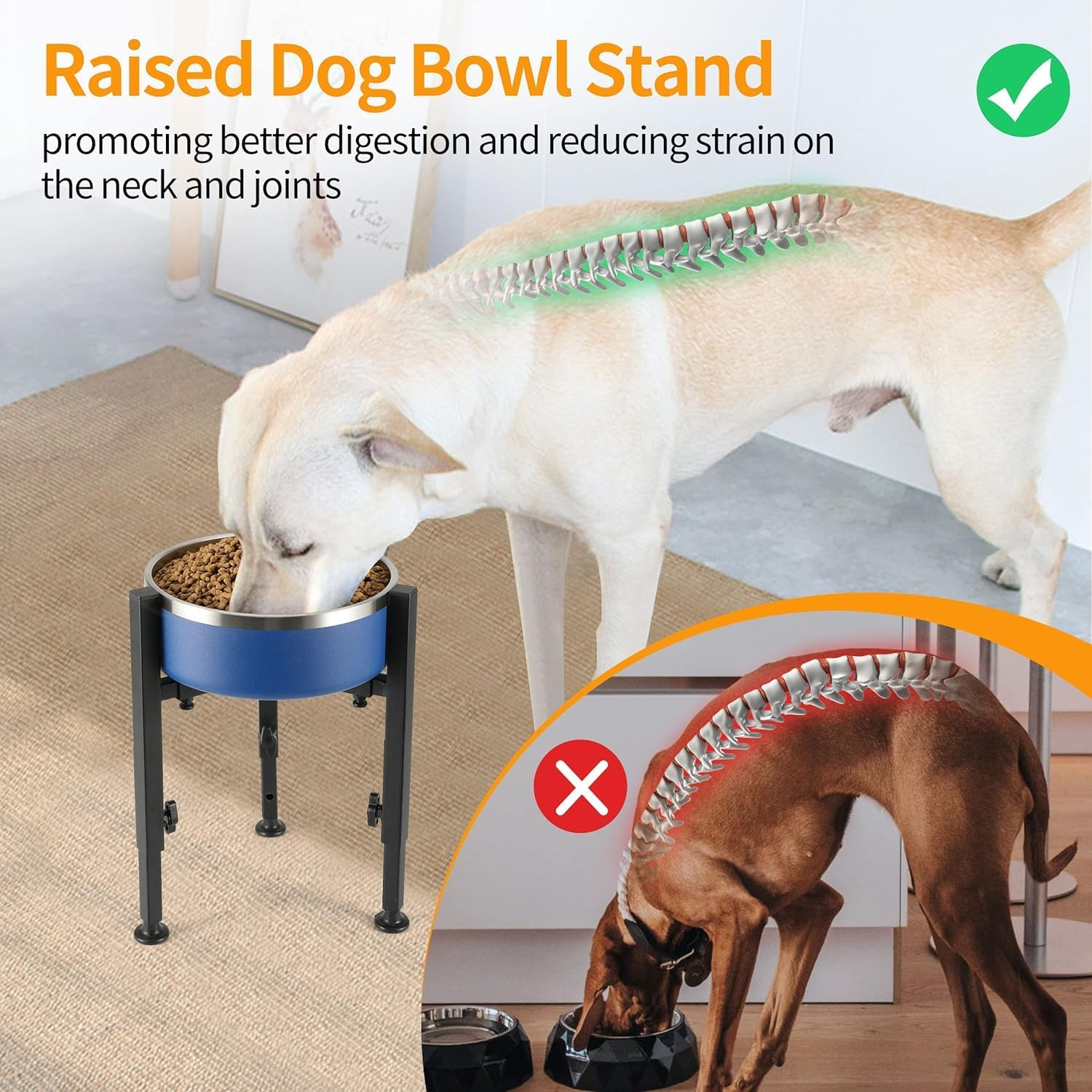 Single Dog Bowl Stand image number 2